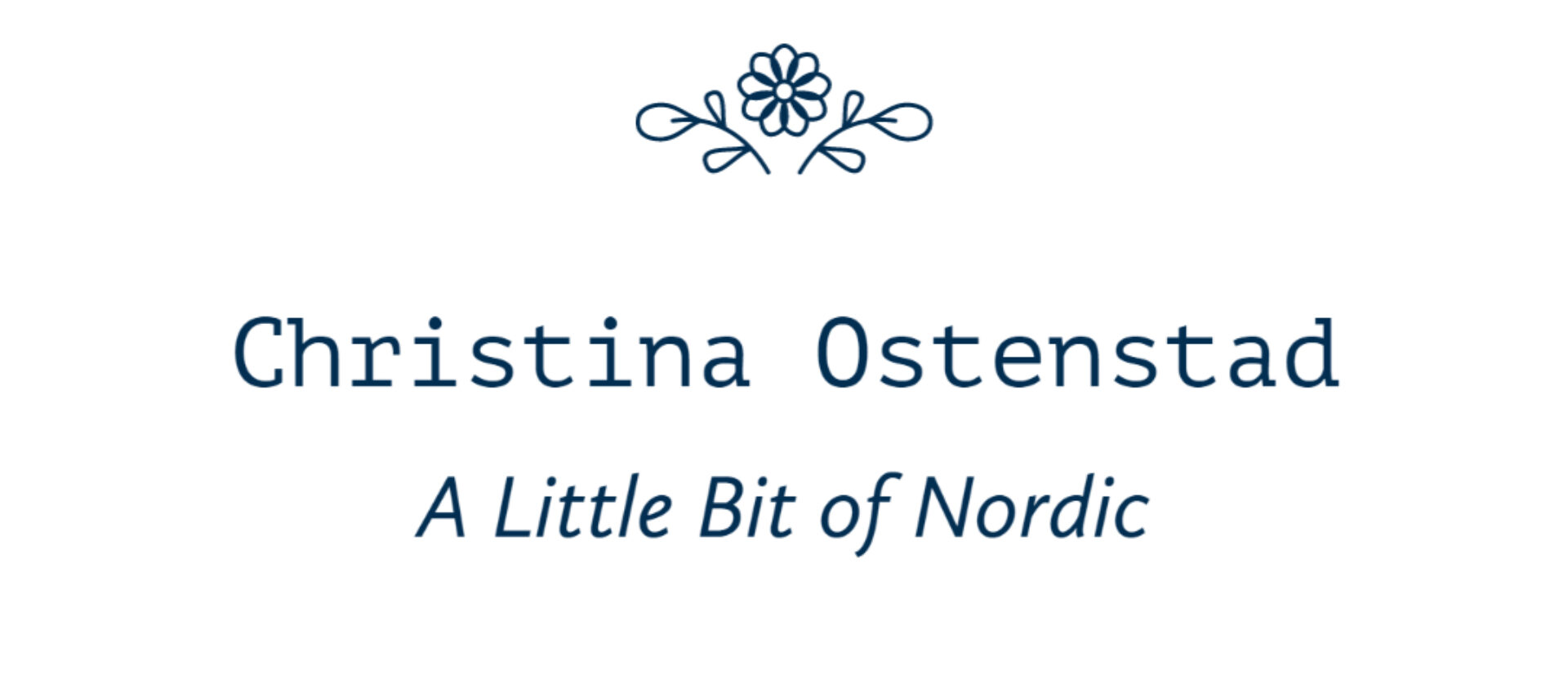 Christina Østenstad – A Little Bit of Nordic